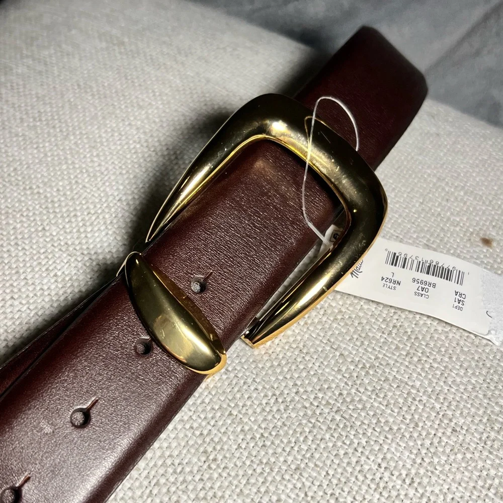 Madewell chunky metal statement belt size L